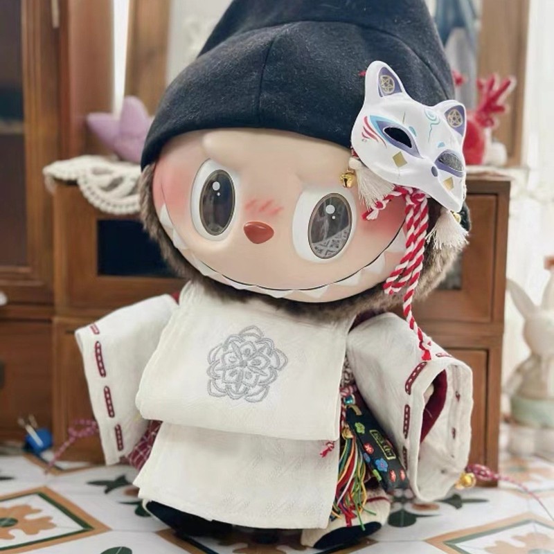 labubu38cm ベビー服セット服綿人形ラブスタンド人形フルセット人形ぬいぐるみ服|undefined