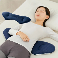 Amazonクロスボーダーメモリーフォームベッド腰枕、睡眠用特別な腰パッド、腰サポート睡眠腰枕、腹部サポート