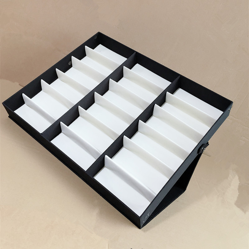 Caja de exhibición de gafas directas de fábrica 18 gafas multifuncionales caja de exhibición de gafas de sol caja de exhibición