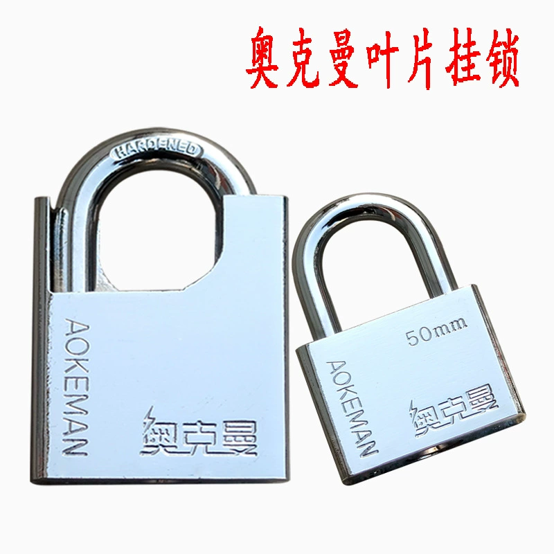 Пакет Beam Padlock Общий дверной замок Железные ворота Деревянный дверной замок Бытовой небольшой замок Anti-Py Blade Нержавеющая сталь Цвет Padlock