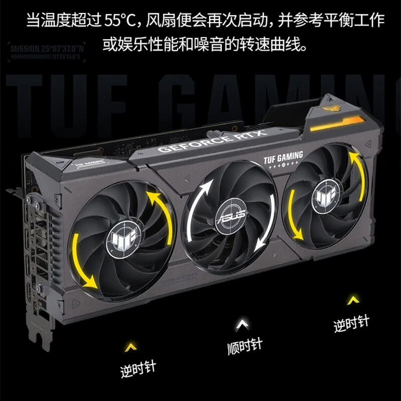 Игровая видеокарта ASUS TUF GeForce RTX4060TI-O8G-GAMING, независимая, для киберспорта