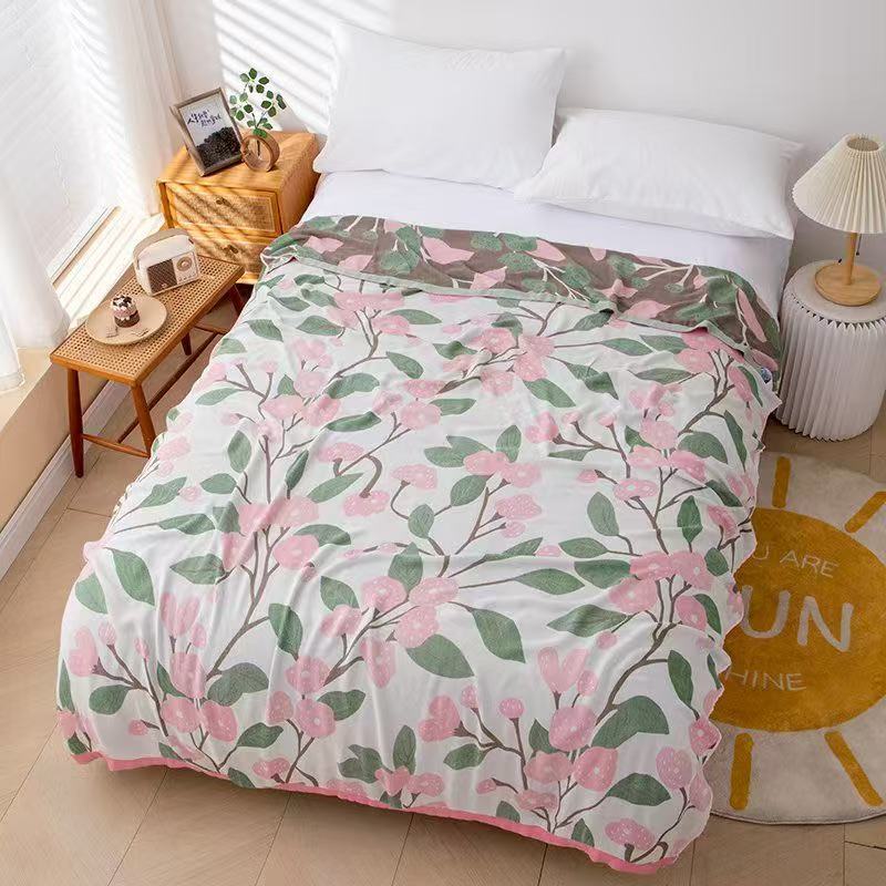 녹색 잎과 꽃 150*200cm