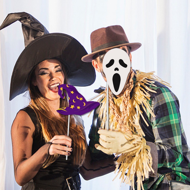 Fabricante directo de decoración de fiesta de Halloween, accesorios de fotografía de Halloween, disfraz de atmósfera extraña, accesorios de fotografía