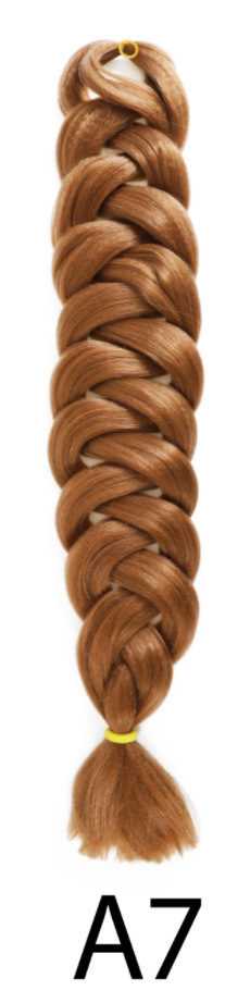 Peruca de comercio exterior fibra química africana gran trenza 165g trenza jumbo trenza cabello de alta temperatura seda trenza