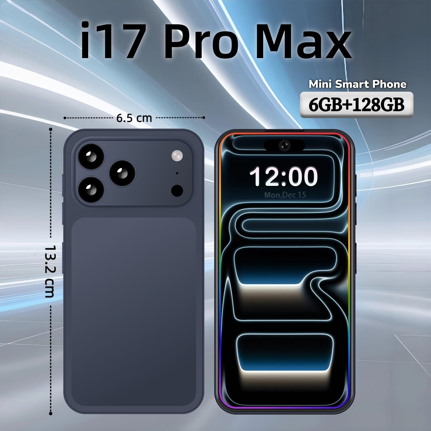 Mini Smartphone Android i17 3+32GB Android 10 5.3 Pulgadas image 4
