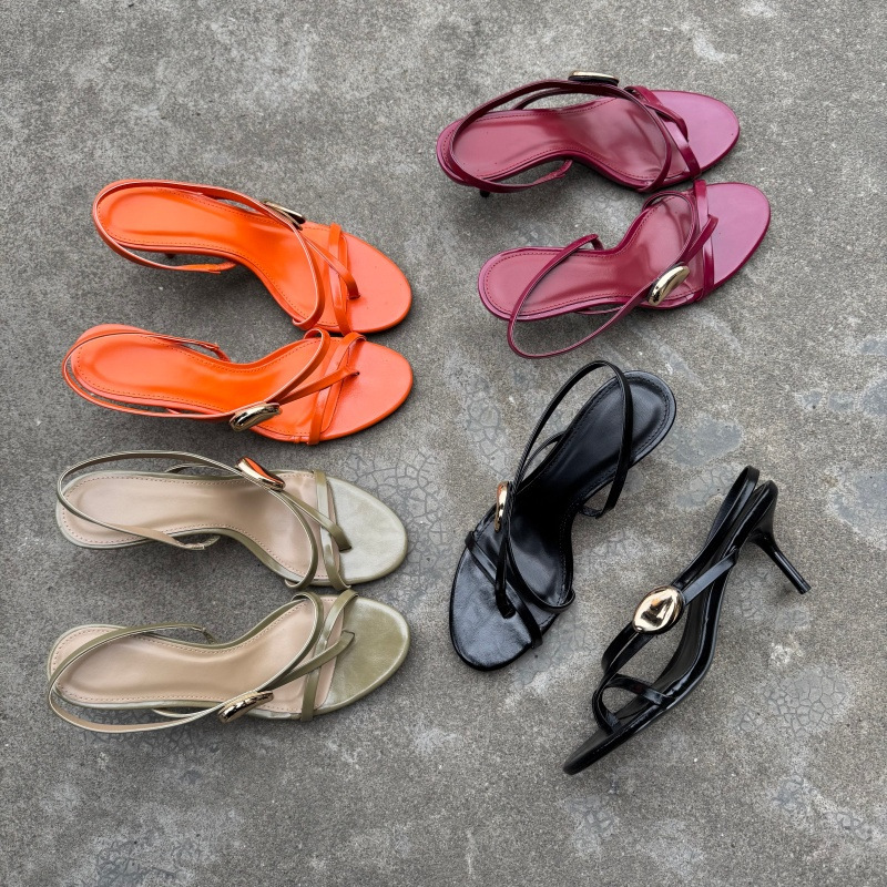Foreign Trade Summer Fashion New Style Slip-On Sandals for Women with Stiletto Heels Roman Sexy French Fairy Style Flip-Flops High Heels Foreign Trade Summer Fashion New Style Slip-On Sandals for Women with Stiletto Heels Roman Sexy French Fairy Style Flip-Flops High Heels