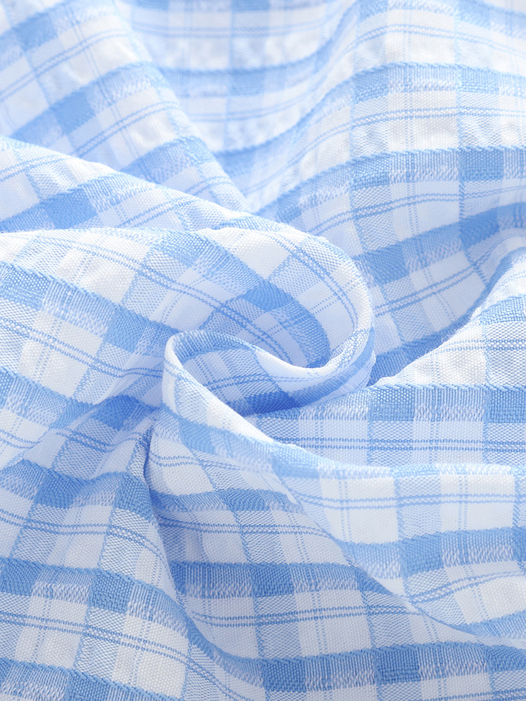Malwee transfronterizo niñas dos piezas set de verano nuevo lindo pequeño cuello redondo pantalones de cuadrícula para niños europeos y estadounidenses