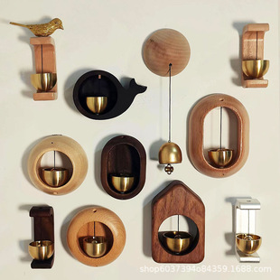 Brass Dopamine Bell Creative Bedroom Hanging Door Bell Meditation Wind Bell Hanging Door Decoration Bell Ornaments