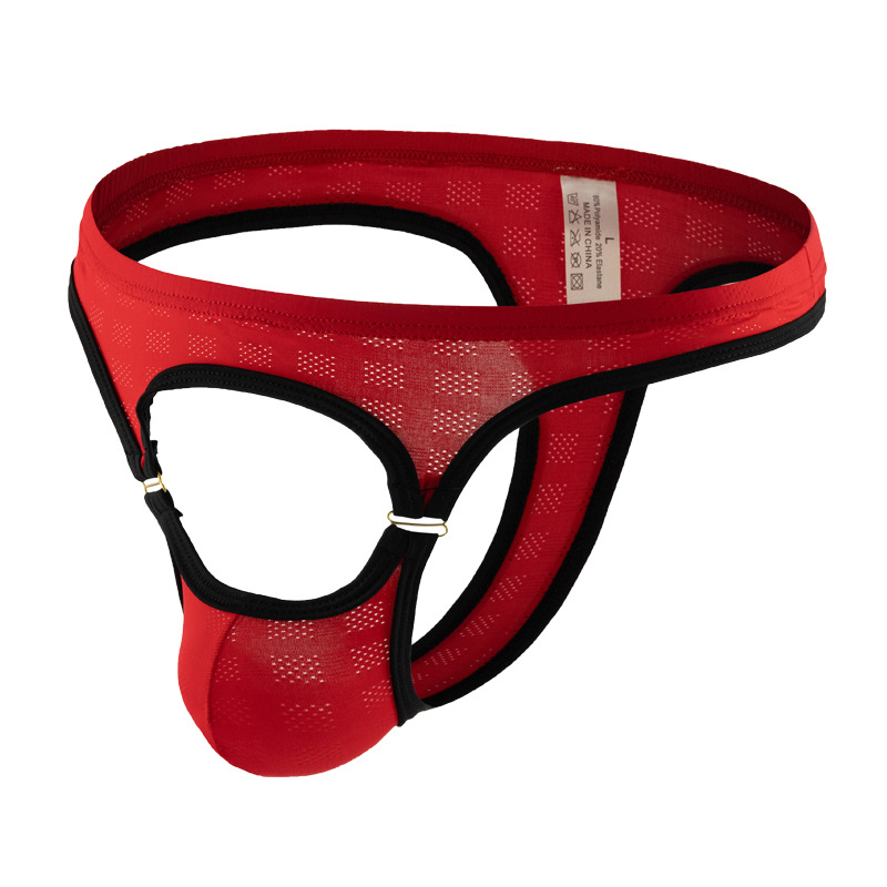 Cross-Border Men's Ice Silk Seamless Underwear Ultra-Thin Breathable Summer Low-Rise Trendy Men's Briefs Korean Version Hot Sale