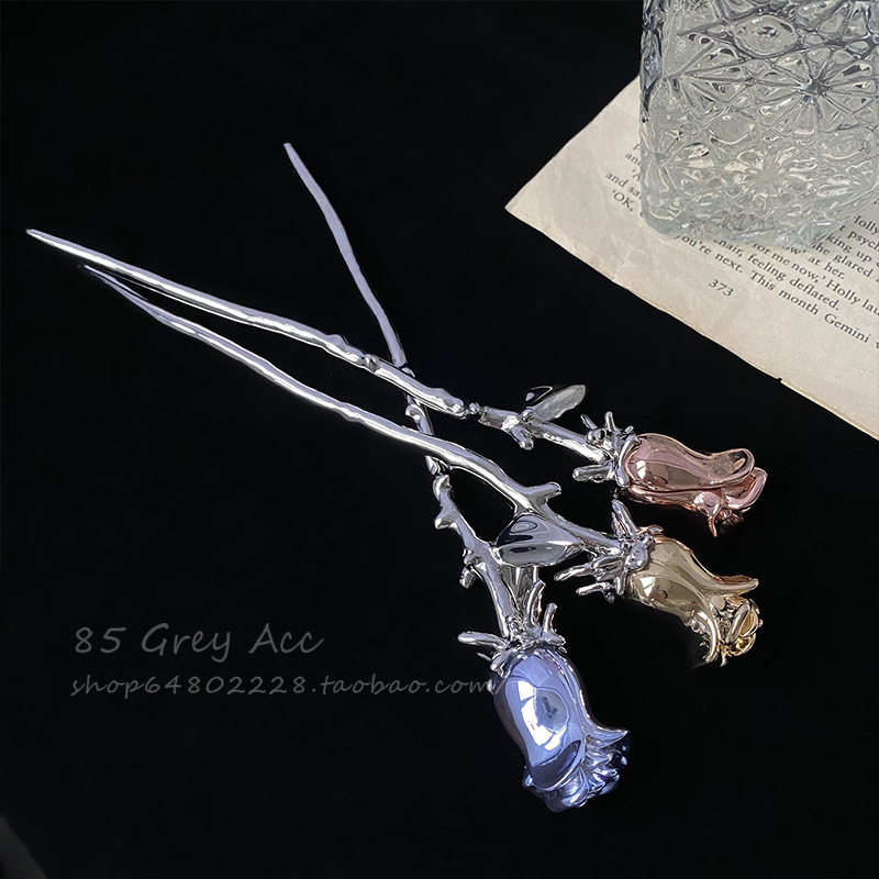 Genuine brand Chinese hairpin, small design hairgrip, hair accessory, Chinese style, high-quality style 4