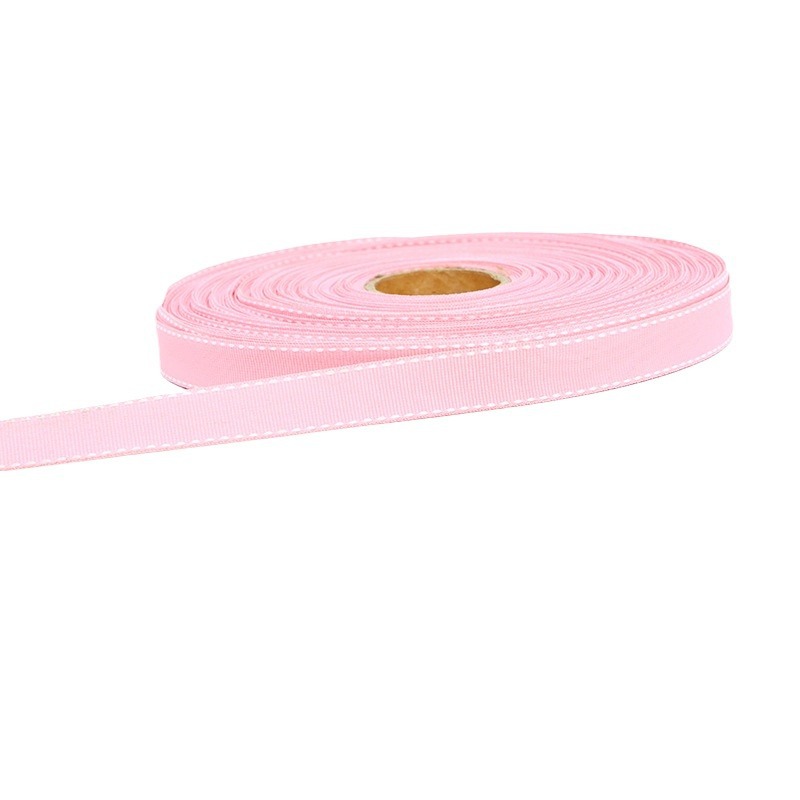 Cinta de poliéster acanalado personalizada al por mayor, punto de puente, punto de salto, caja de cinta, cinturón de borde, accesorios de ropa, cinta de rosca, cinta de bricolaje