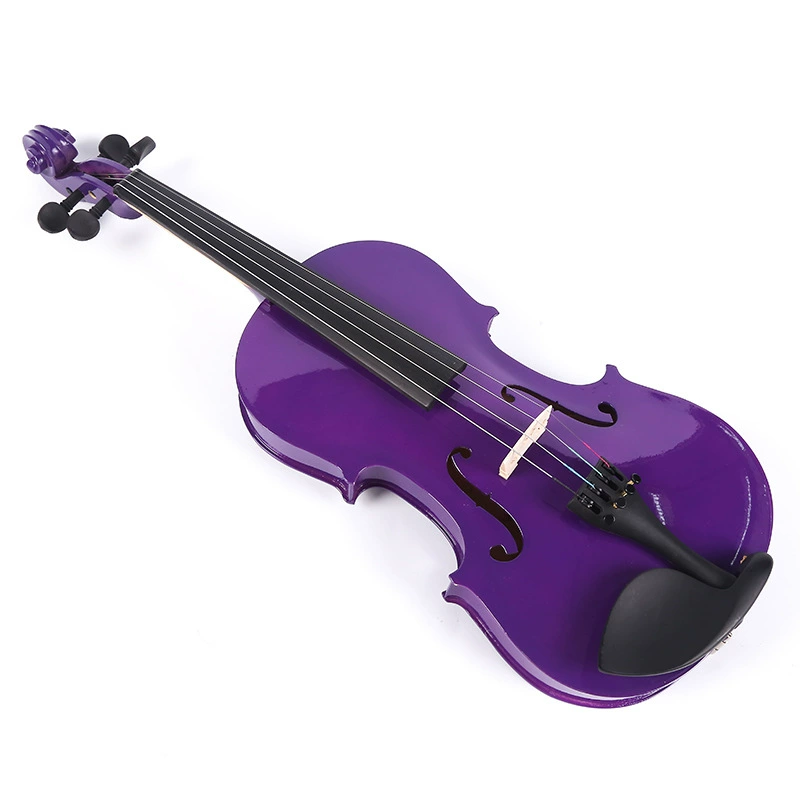 Wooden purple practice for beginners, violin