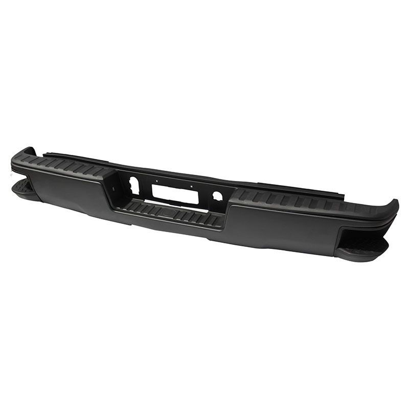 Aplicable a Chevrolet 14 - 18 Silverado parachoques traseros Solode original modelo negro sin agujeros