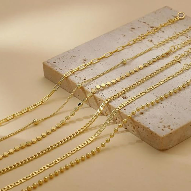Minimalist Layered Bracelet Set For Women Stackable Jewelry Style_voghion.com