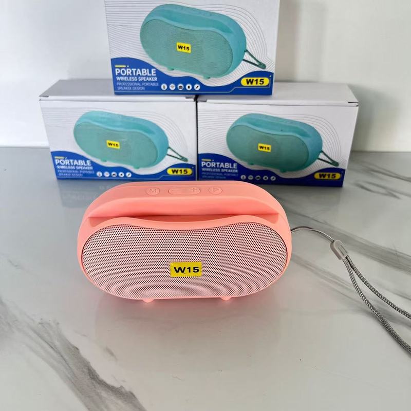 W15ワイヤレスbluetoothスピーカー家庭用デスクトップラジオ音響屋外ポータブルサブウーファーミニオーディオ|undefined
