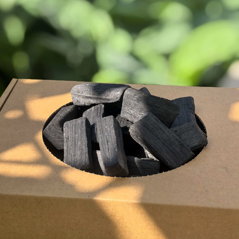 盒装精品木炭围炉煮茶炭无烟炭龙芽叮炭核桃橄榄白霜炭功夫茶炉
