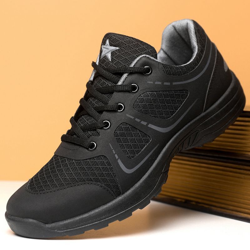 Training Shoes, Summer Breathable Mesh, New Physical Training Shoes, New Lightweight Breathable Running Shoes, Labor Protection, Liberation and Wear-Resistant