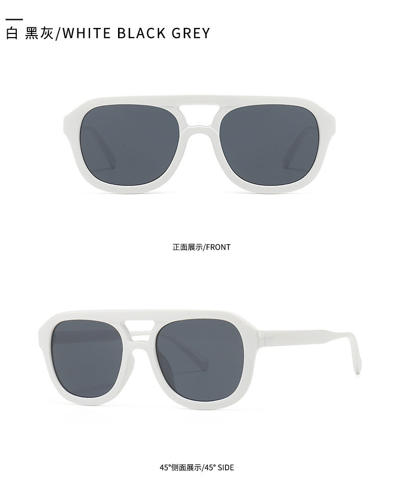52g Weight UV400 Protection Lens Material Unisex Gender Fashion, Sweet Style White, Transparent, Black Color Fashion Sweet UV400 Protection Women's Sunglasses 9