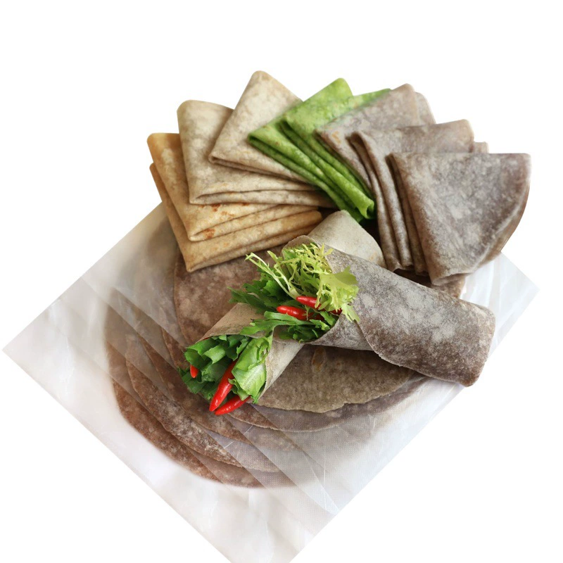 Мультивкусное нежирное буррито из цельной пшеницы Ржаная грубая еда завтрак ручной торт шпинатная мука гречневые блины поколение волос