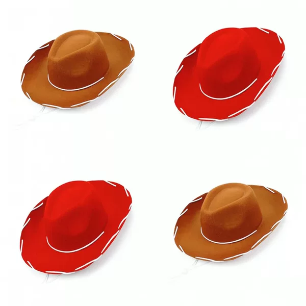 Western Cowboy Hat Cos Props Halloween Carnival Shaped Hat Western Rope Cowboy Hat Adult Rope Hat
