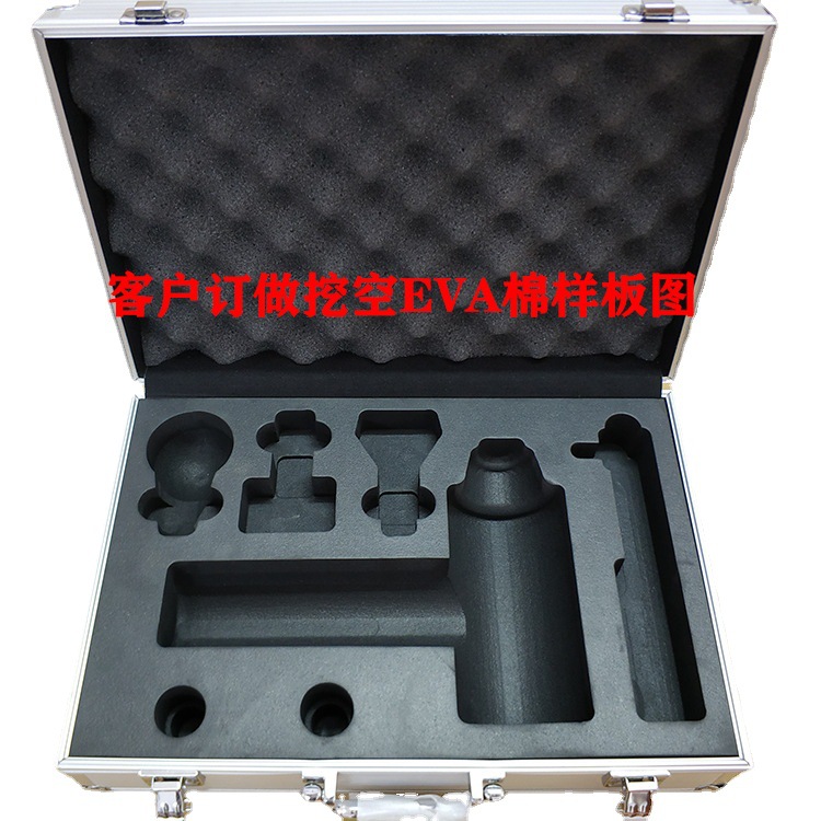 Caja de herramientas de aleación de aluminio, caja de instrumentos de contraseña, maleta de almacenamiento, caja de piezas, caja de equipos, equipaje de maquillaje médico