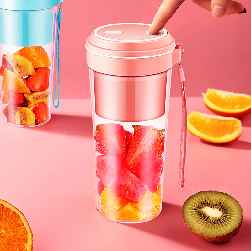 无线迷你榨汁机便携式榨汁杯 充电式手持小型果汁机juicer随行杯|undefined