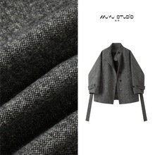 小个子宽松百搭羊毛呢加厚外套女冬季新款复古气质中长款呢子大衣