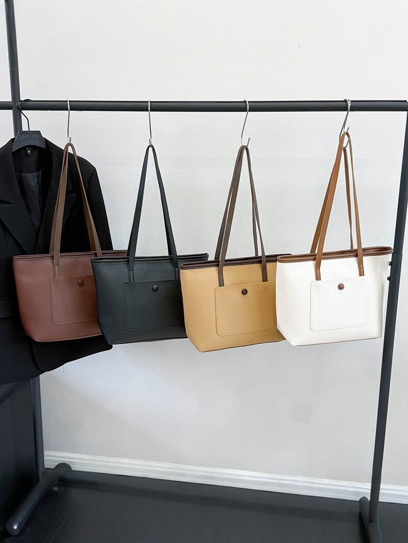Bolso para mujeres 2026 nuevo retro bolso de hombro de gran capacidad para viajar bolso de moda universal simple image 1
