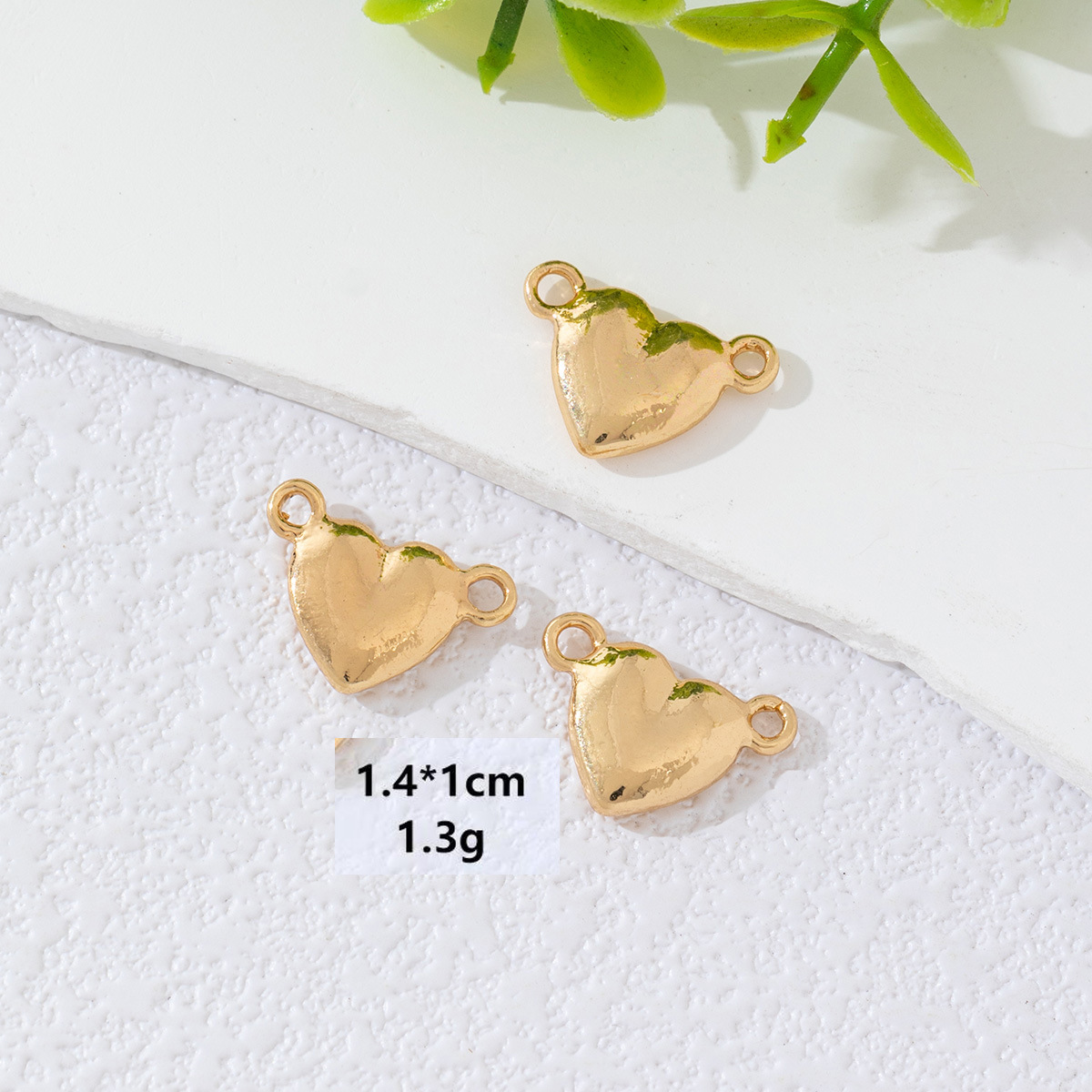 Doble colgante diamante hueco aleación amor colgante bead diy accesorios pulseras collares pendientes accesorios image 9
