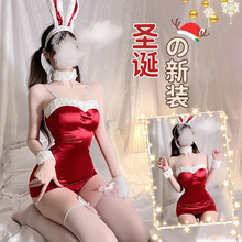 朵蜜拉情趣内衣圣诞装可爱毛绒兔女郎套装角色扮演诱惑制服套装