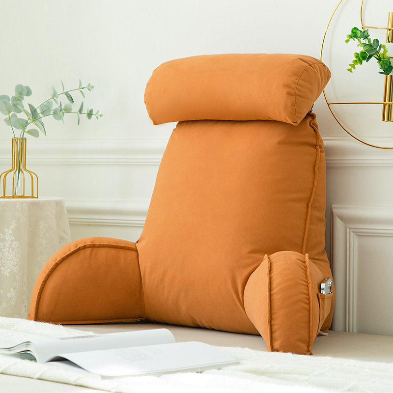 Almohada para teléfono móvil, almohada de lectura para cama, cojín para cabecero, respaldo grande, asiento de sofá, almohada de soporte lumbar, cojín de sofá.