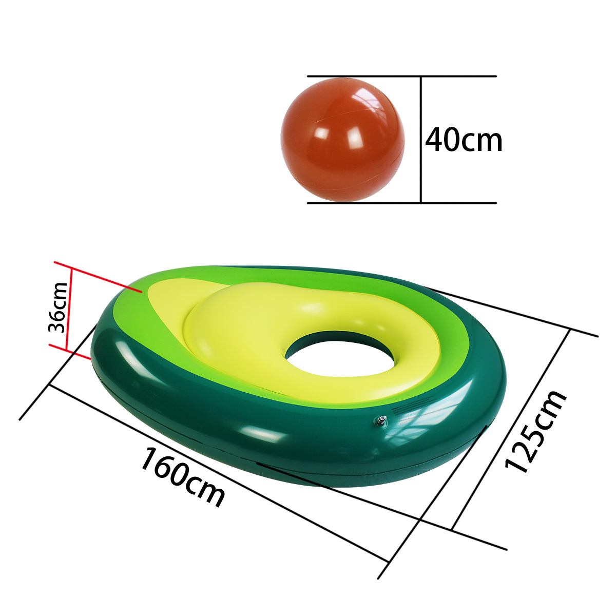 Nuevos productos transfronterizos de impresión para adultos anillo de natación de dibujos animados para niños anillo de frutas engrosado anillo de salvavidas anillo flotante inflable