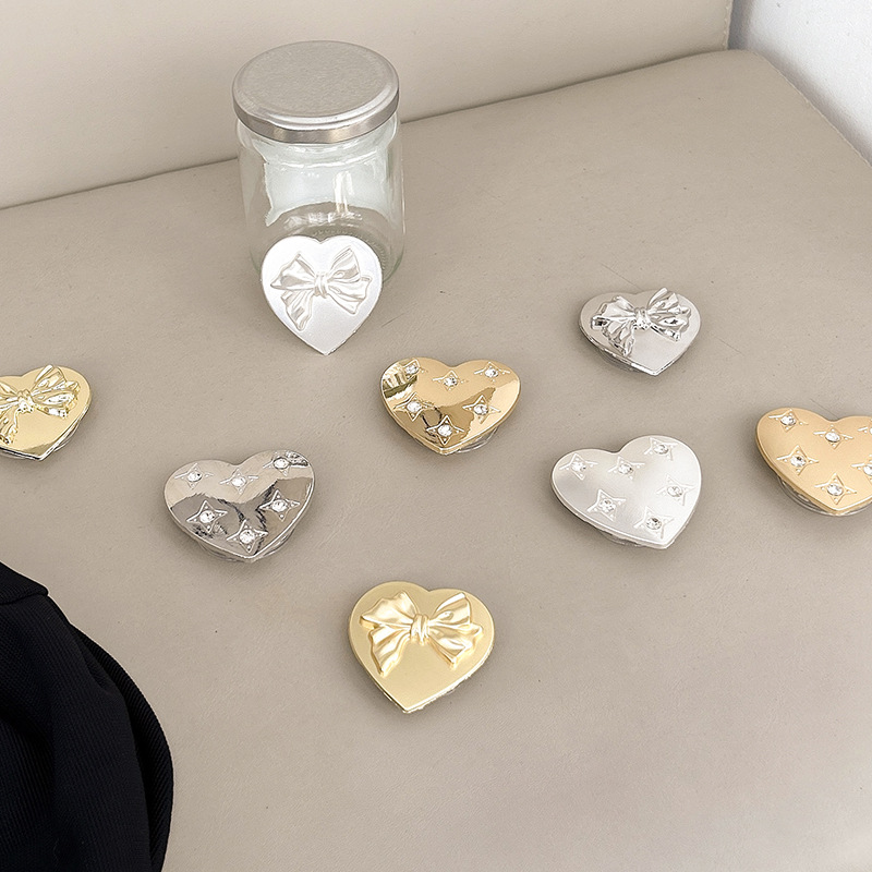 Star bow tie love alloy mobile phone airbag bracket metal desktop bracket high sense niche creative ring clip