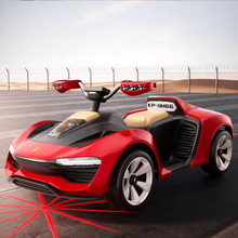 新品兒童電動汽可坐人車四輪電動車可充電遙控電瓶車一件代發跨境