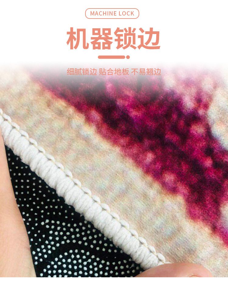Cross-Border Living Room Carpet Early Education Center Reading Area Foot Mat Stain-Resistant Washable Crystal Velvet Carpet Temu Wholesale