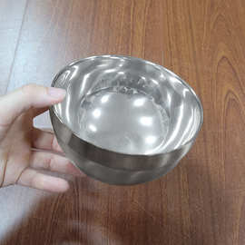 SBOMHS不锈钢碗大号304加厚家用饭碗拉面碗商用学校食堂汤碗饭碗