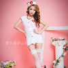 Underwear, knitted white nurse uniform, set, plus size, internet celebrity, wholesale