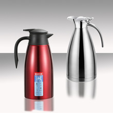 不锈钢普通保温瓶实惠礼品款彩色本色咖啡壶双层保温壶可logo