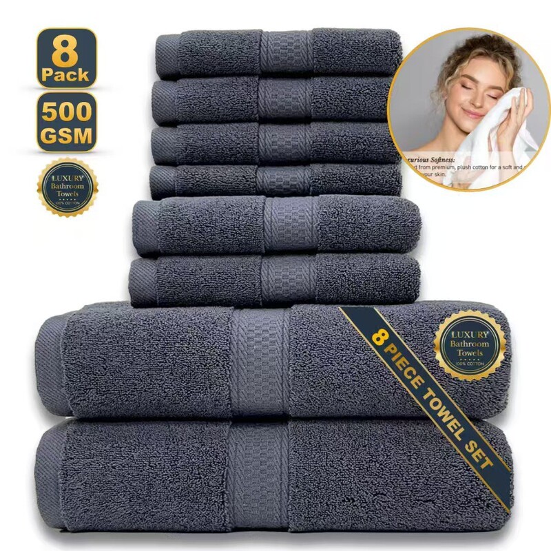Foreign Trade Cross-Border Wholesale Cotton Towel Bath Towel Set Large Beach Towel 90*180 Absorbent Soft Advertising Towel