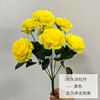 Seven -seven -headed peony put the bouquet of fake flowers, flower insertion, wedding hotel props, styling decorative simulation flower wholesale