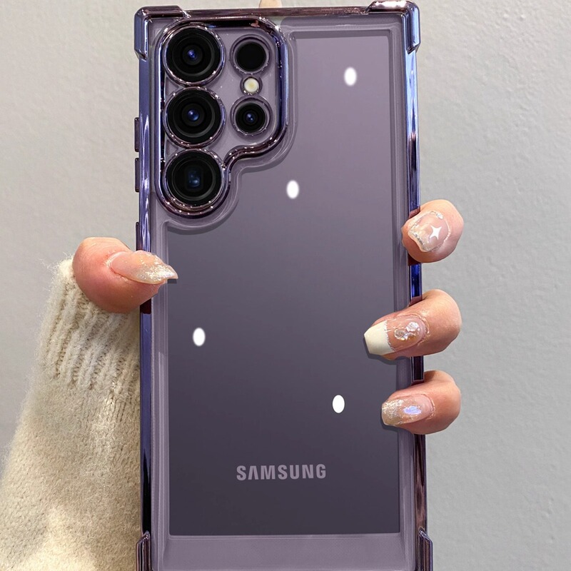 Large air bag for Samsung s25ultra phone case s24 comes with lens film s24 new s23ultra four Large air bag for Samsung s25ultra phone case s24 comes with lens film s24 new s23ultra four