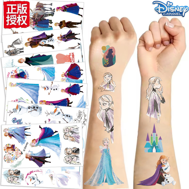 New Disney Genuine Licensed Frozen Tattoo Stickers Waterproof Party Party Gift Funny Fun Face Stickers New Disney Genuine Licensed Frozen Tattoo Stickers Waterproof Party Party Gift Funny Fun Face Stickers