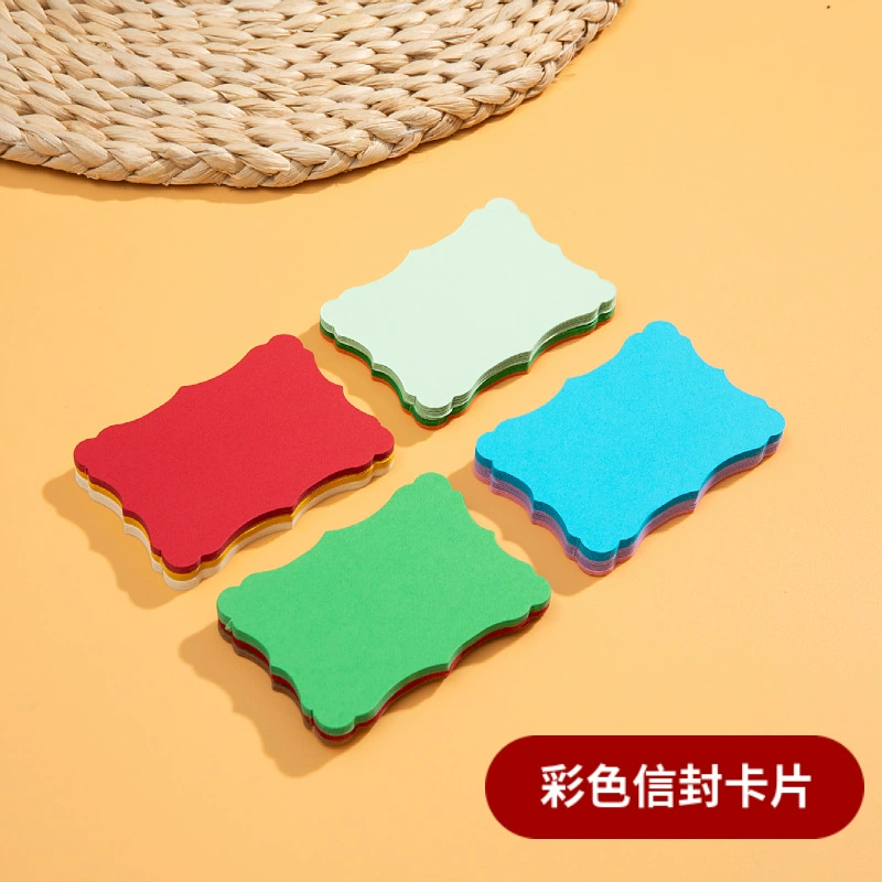 Самая продаваемая на Amazon простая однотонная кружевная волнистая поздравительная открытка, приглашение на день рождения, рукописный подарок, цветная пустая открытка