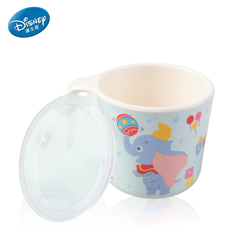 Vajilla infantil auténtica, plato dividido, tazón de resina de melamina con dibujos animados, tazón para comer para bebés, tazón resistente a caídas y al calor