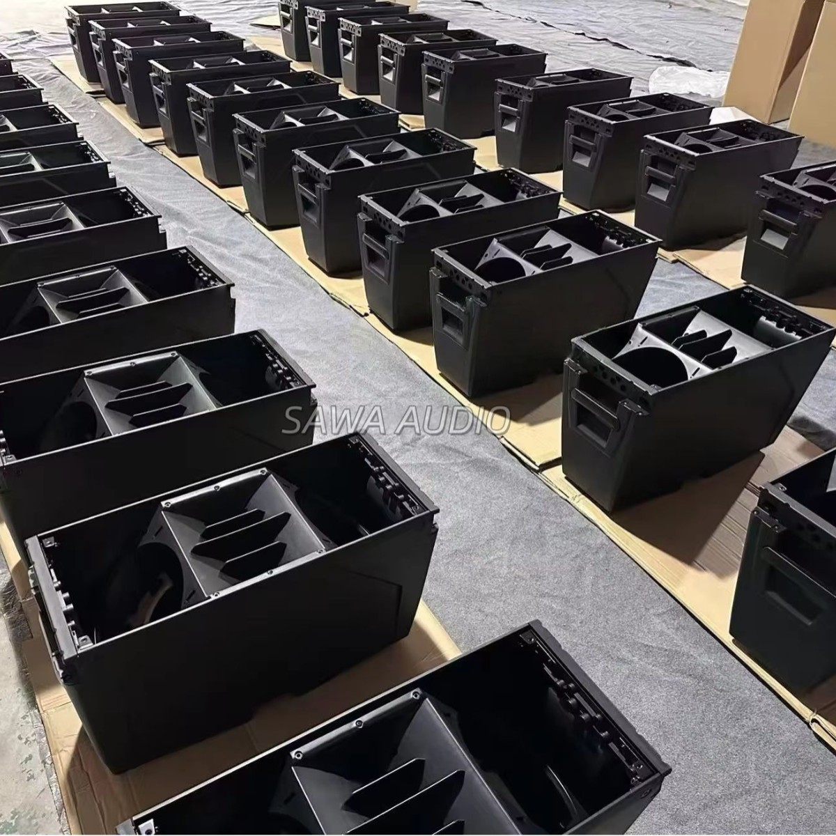 Altavoces de espectáculo de matriz lineal doble de 10 pulgadas escenario al aire libre para conciertos de bar KTV equipos de sistema de sonido profesional