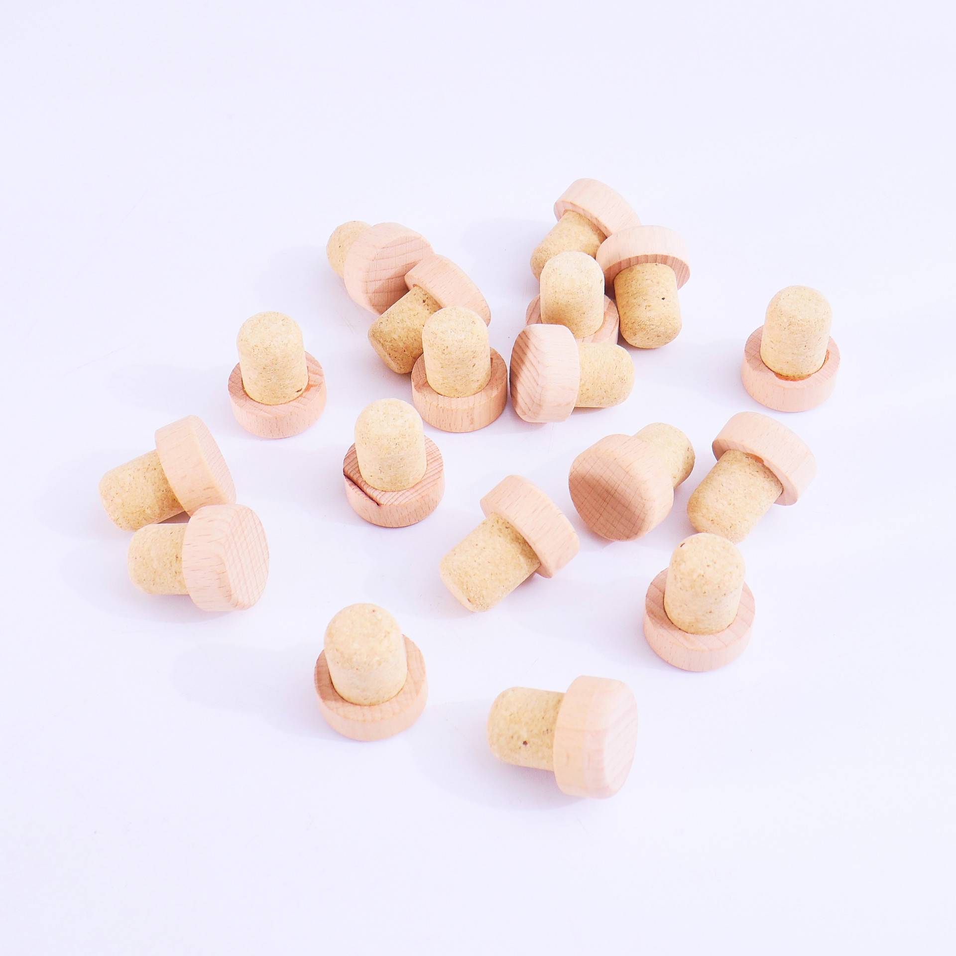 玻璃酒瓶多功能葡萄酒防水木质木塞创意红酒小玻璃瓶香薰木塞