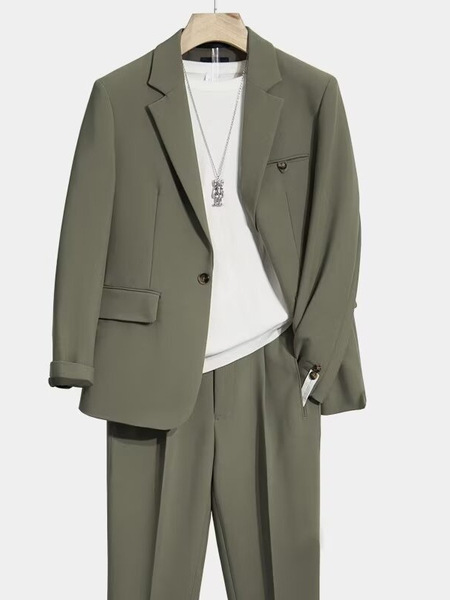 Men's casual autumn demi-season classic suit