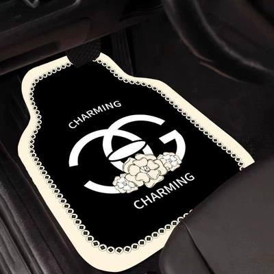 Universal Foot Pad — Mats for the Main Driver, Easy to - ink-dyed-cg-camellia-front-single-piece-floor-mat-5065cm