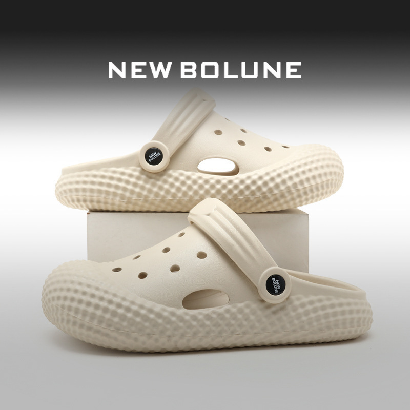 New Bolune/New Balance Pure Color Casual Sandals Summer Furniture Slippers Clogs Outdoor Lightweight Slippers