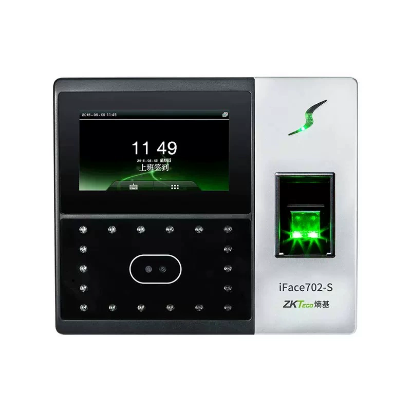 ZKTECO Entropy Base Technology iFace702-S обновлённая версия 502, терминал распознавания лиц для учёта рабочего времени